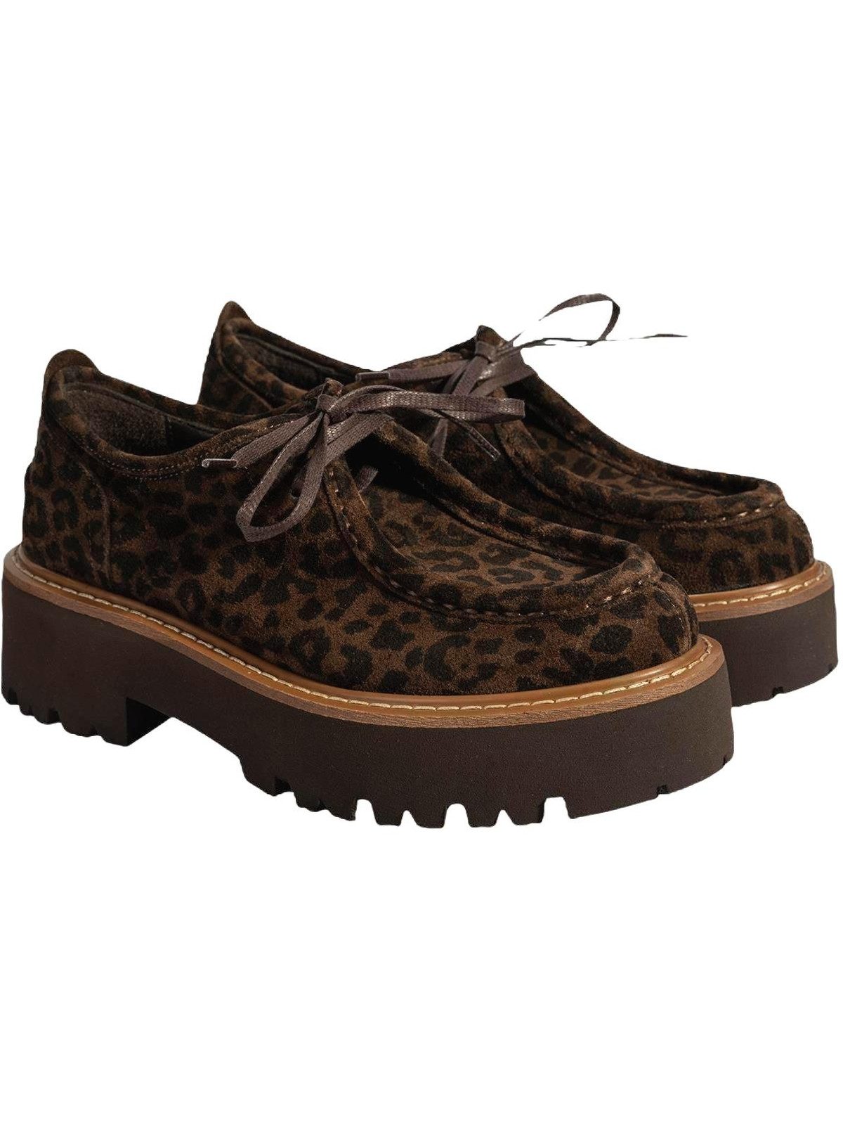 Damen-Slipper aus Lackleder – Elastische Schnürsenkel, flacher Absatz Mokassin