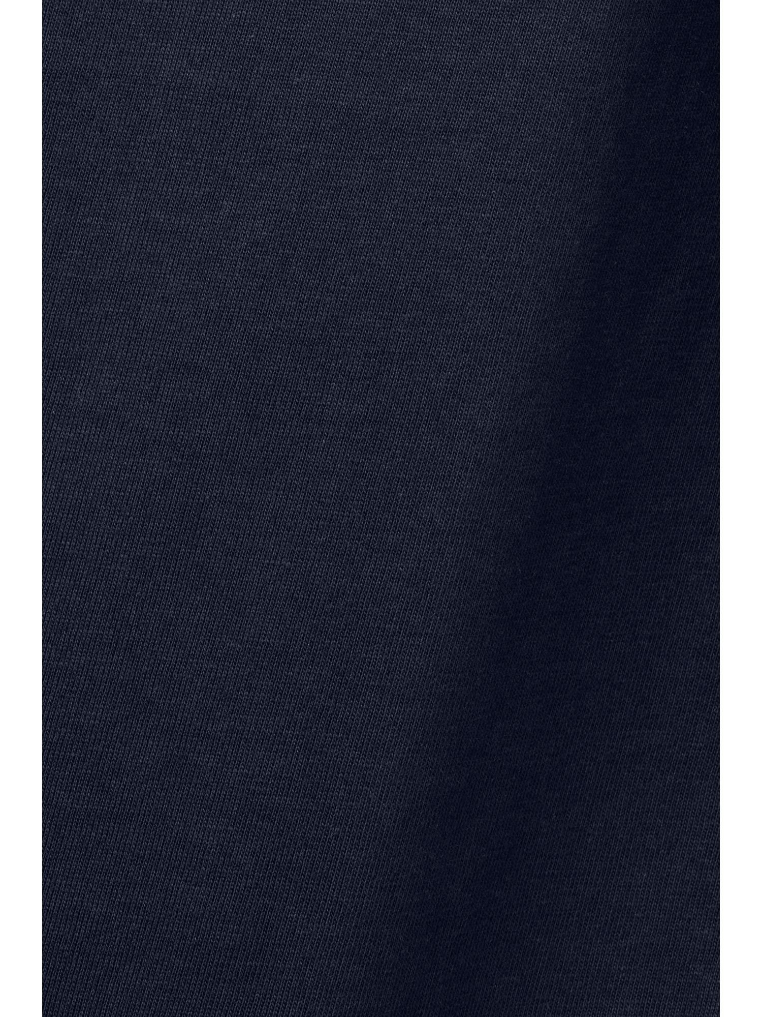 Fleece-Hoodie NAVY Esprit Sweatshirt (1-tlg) mit Logo Unisex