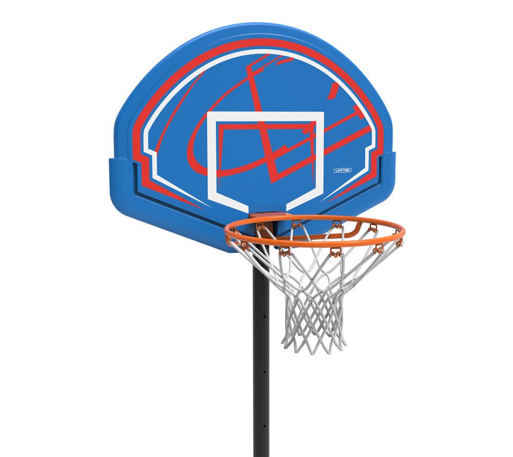 Lifetime Basketballkorb Nebraska (1-St), höhenverstellbar 4-fach (167-228 cm), HDPE-Kunststoff, BxH 81x228 cm