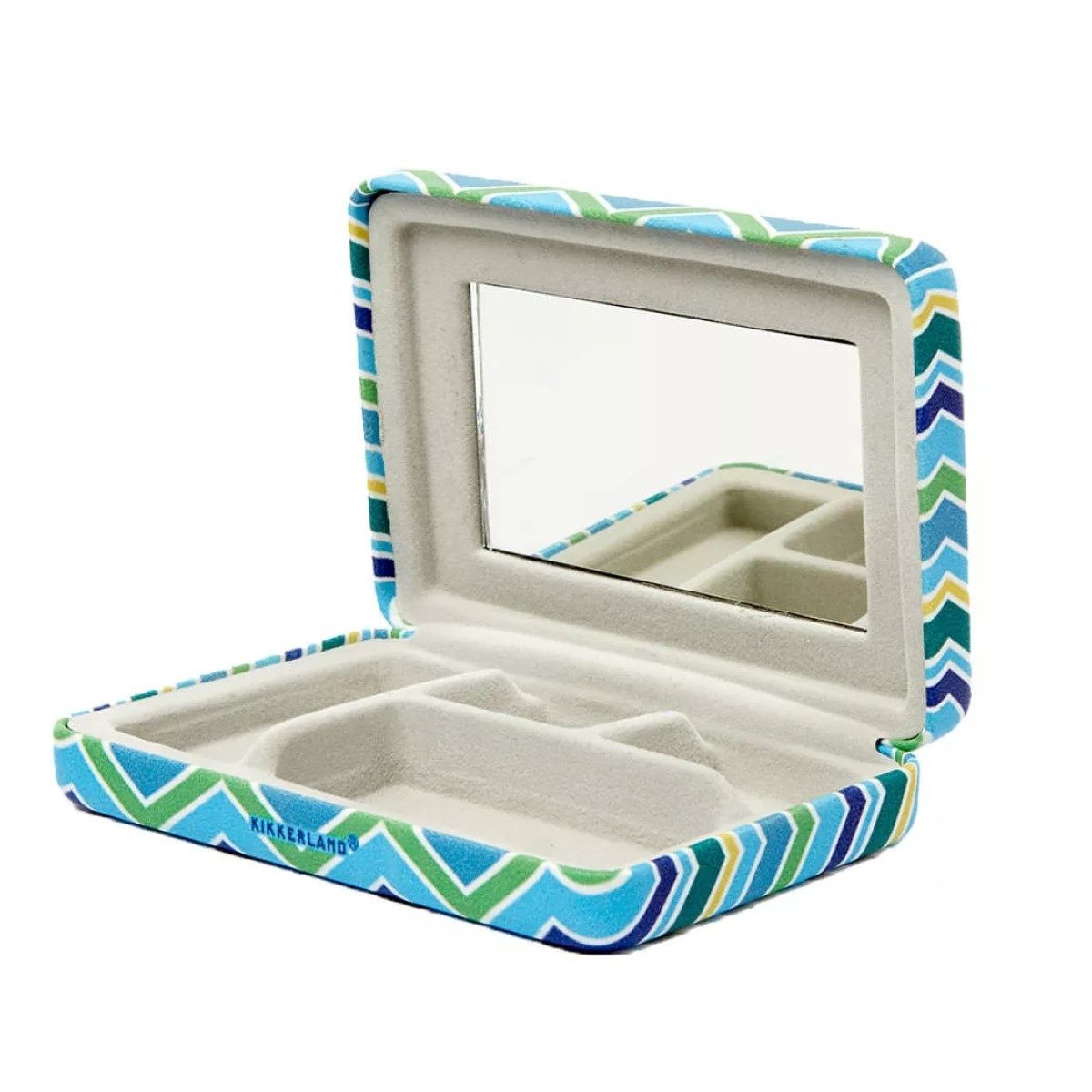 WestCraft Schmucketui tragbares kleines Schmuckkästchen Etui, Reise Schmuckaufbewahrung, Schmuckschatulle Reise Mini Jewelry Box für Ringe, Ohrringe, Halskette