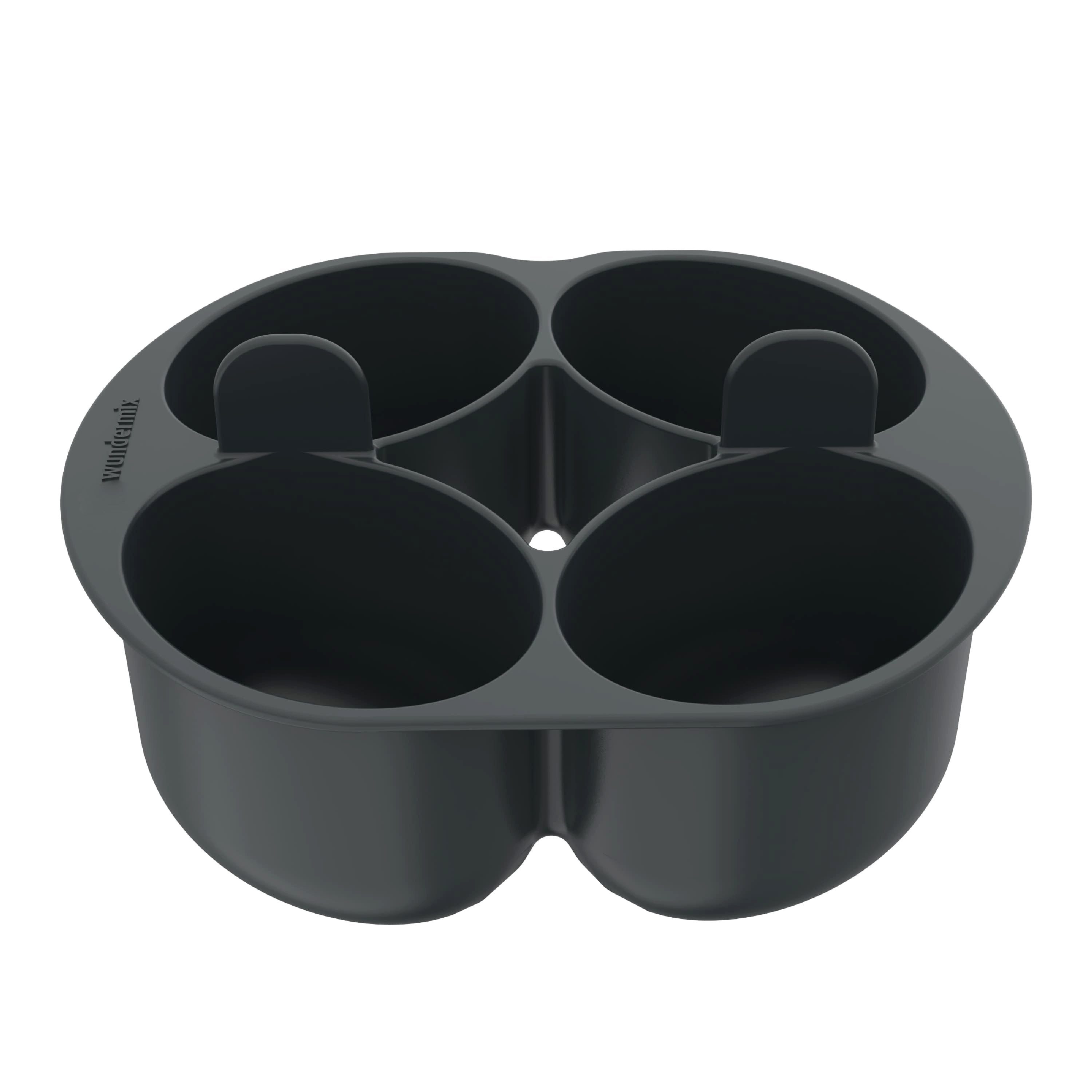 Wundermix Küchenmaschinen Zubehör-Set WunderPoach® for four für Thermomix, Zubehör für TM7, TM6, TM5, TM31, TM Friend, MC Connect, MC Smart, MC Trend, MC Plus, Bosch Cookit, Pochiereinsatz für Mixtopf - MADE IN GERMANY