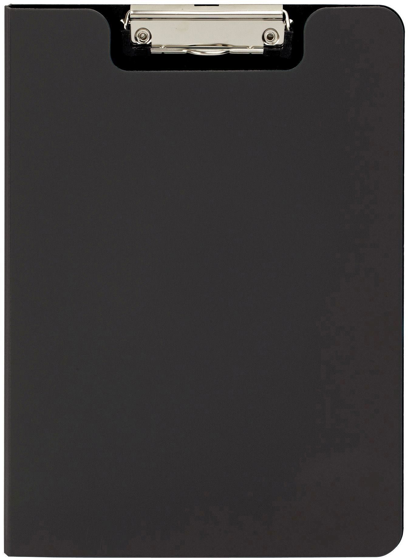 Schreibmappe Blockklemmmappe A4 PP schwarz