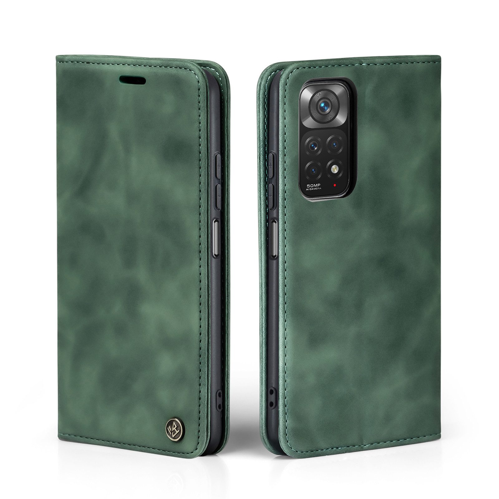 Tec-Expert Handyhülle Tasche Hülle für Xiaomi Redmi Note 11 6.43 Zoll, 6.43, Cover Klapphülle Case mit Kartenfach Fliphülle aufstellbar