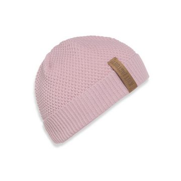 Knit Factory Strickmütze Jazz Mützen One Size Glatt Rosa (1-St) Mütze Strickmütze Kopfbedeckung Hut Wollmütze