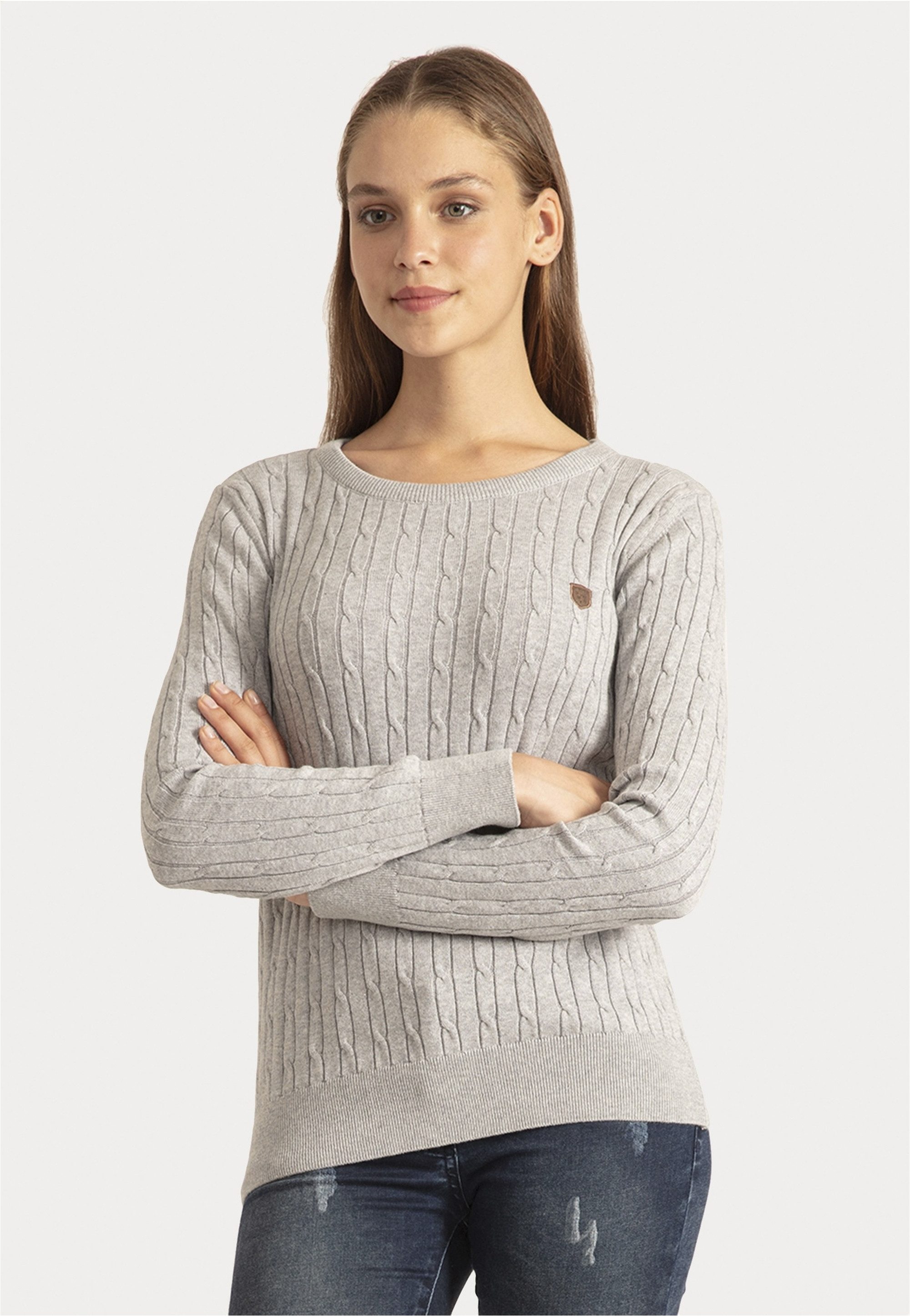 SIR RAYMOND TAILOR Strickpullover Authen (1-tlg) mit klassischem Rundhalsau günstig online kaufen