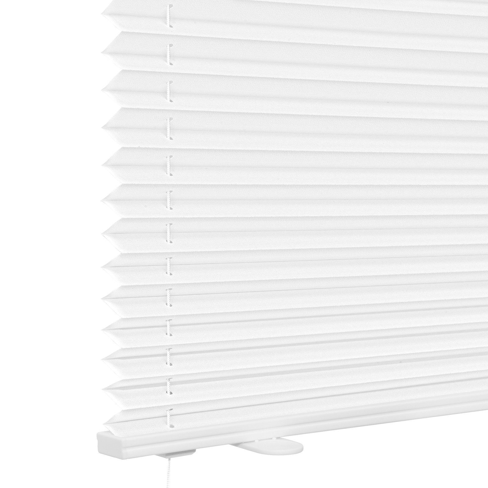 Vkele Plissee Easy Fix Klemm Faltrollo, blickdicht verspannt Fenster Rollo, günstig online kaufen