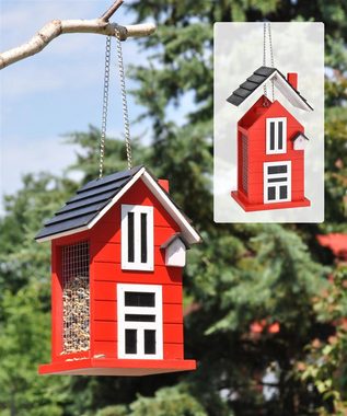 Bambelaa! Vogelhaus Vogelhaus Zum Aufhängen Holz Futterstation Vogelhäuschen für Wildvögel