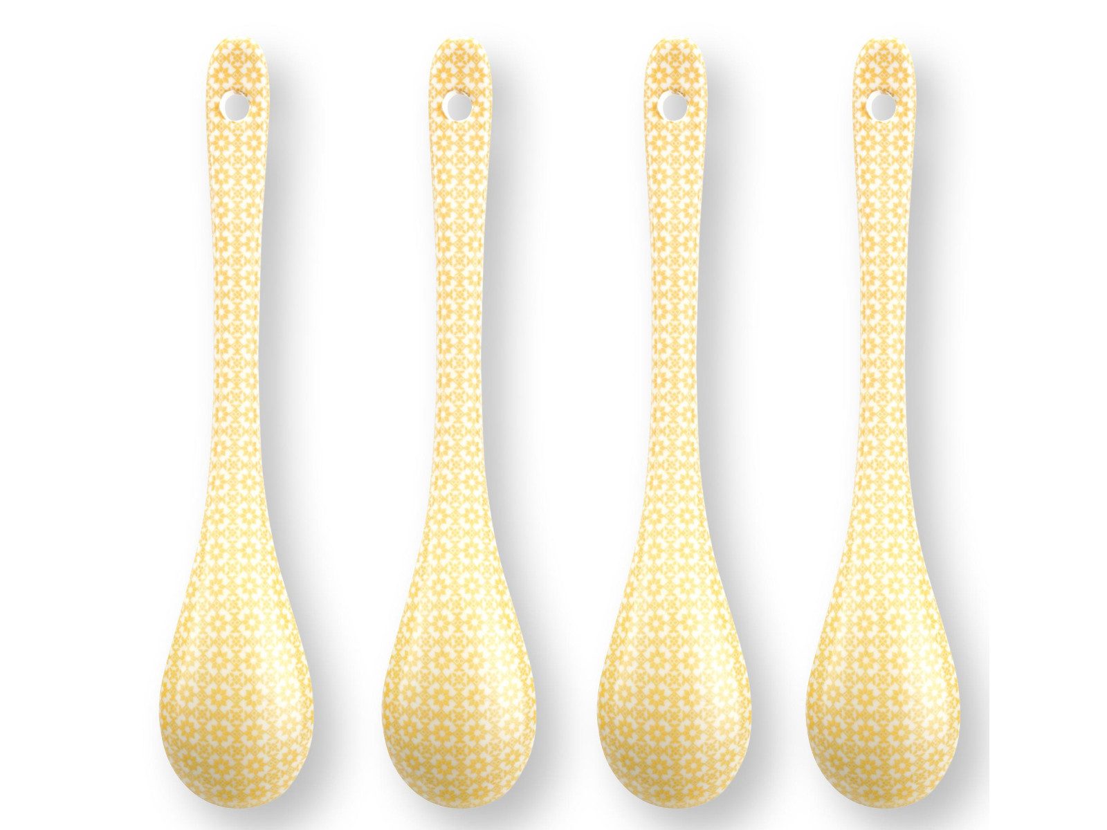 PiP Studio Teelöffel Lily&Lotus Yellow Teelöffel 13cm Set4