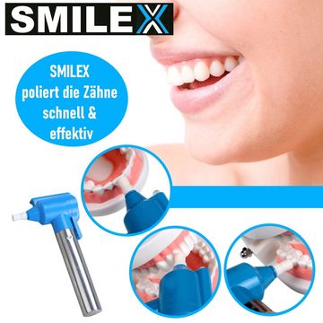 MAVURA Zahnpflege-Set SMILEX Zahnpolierer Zahnstein Poliermaschine Zahn Politur, weiße Zähne gegen Zahnverfärbungen Zahnreiniger Zahnreinigung