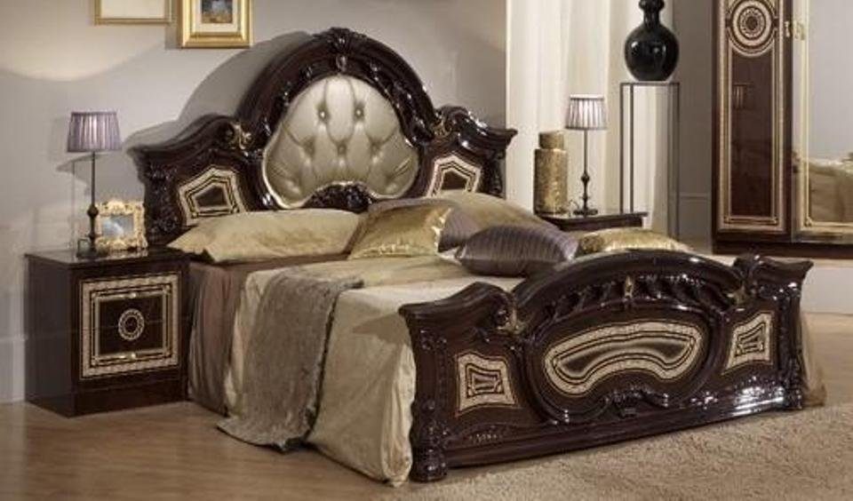 JVmoebel Big Betten Doppelbett Bett Designer Luxus Polsterbett Chesterfield Bett