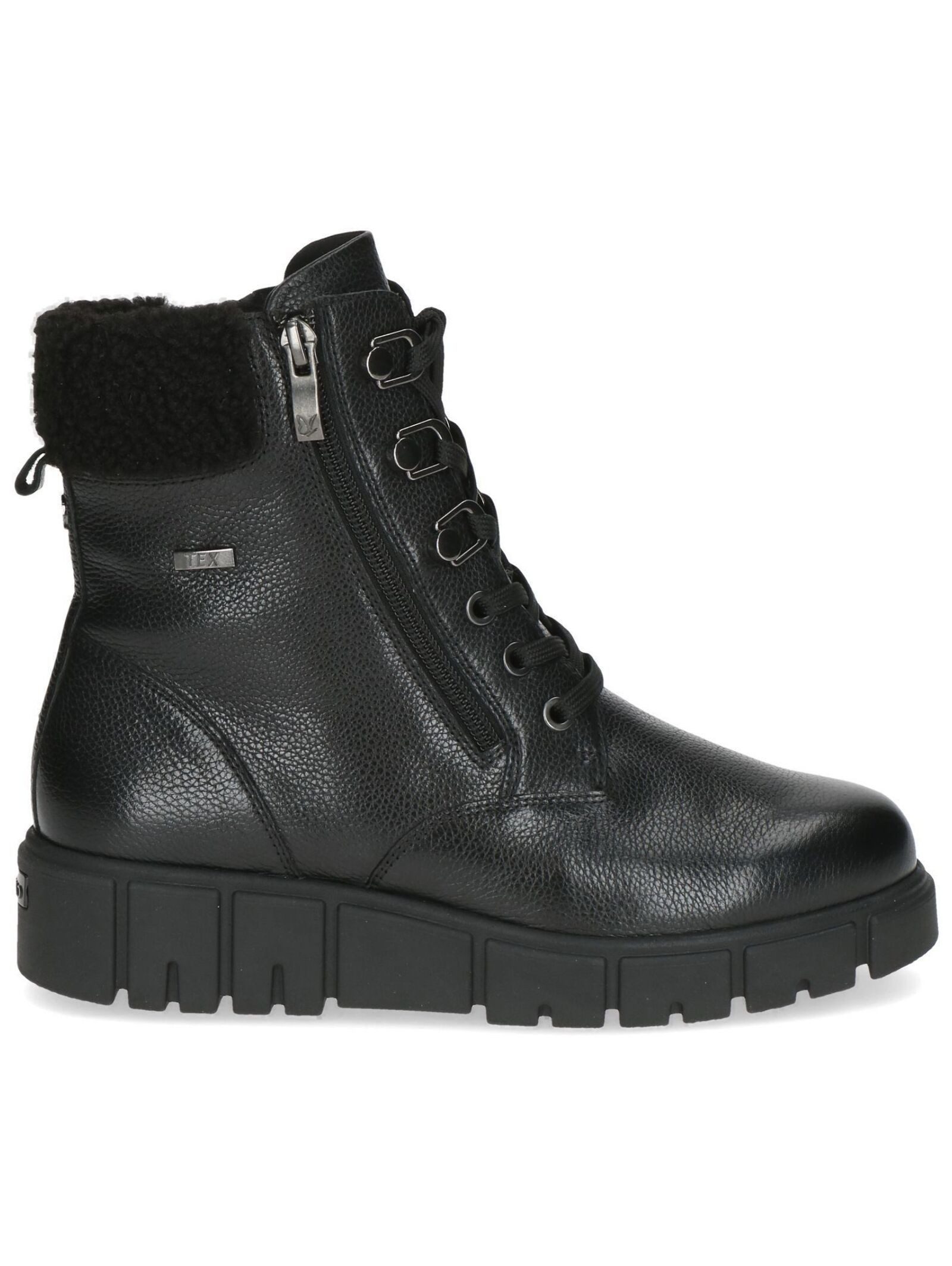 Caprice Stiefelette Leder/Textil . Schnürstiefelette