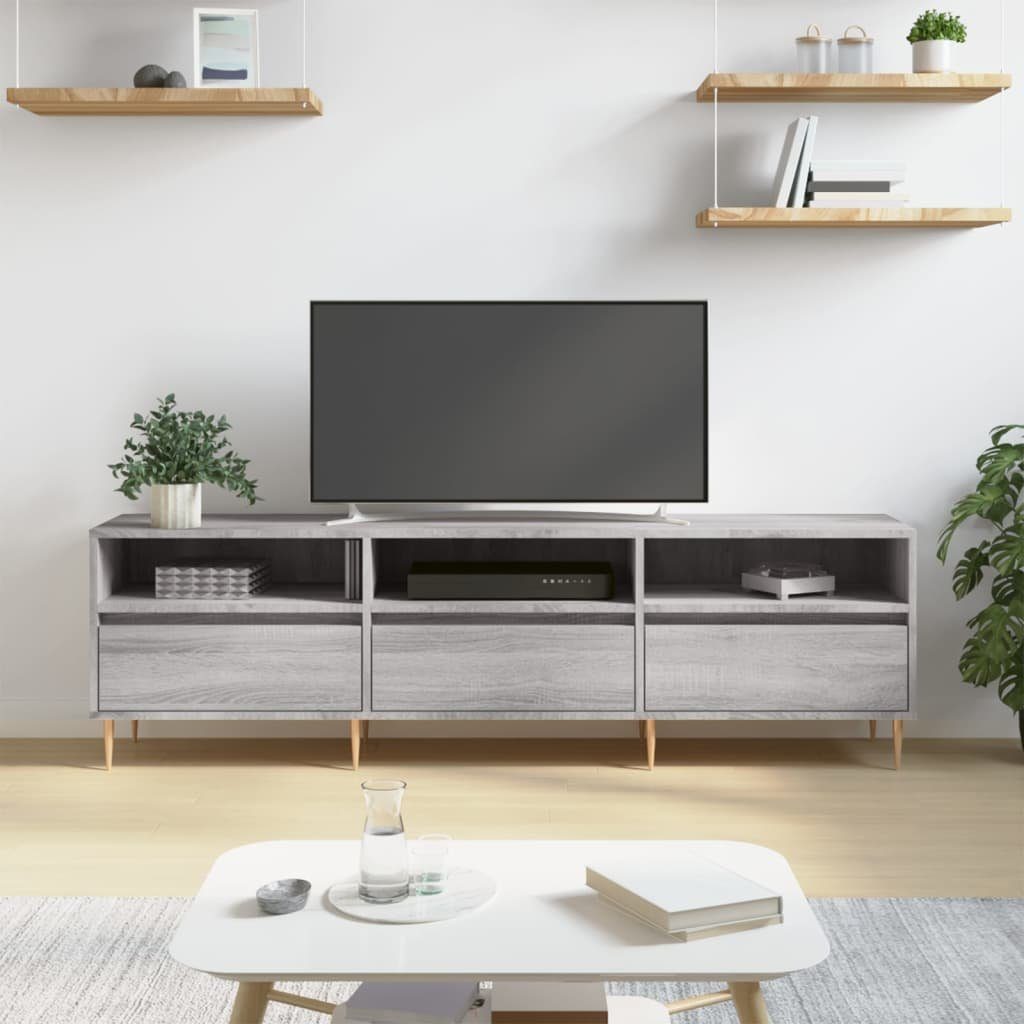 Sonoma Holzwerkstoff TV-Schrank furnicato cm 150x30x44,5 Grau