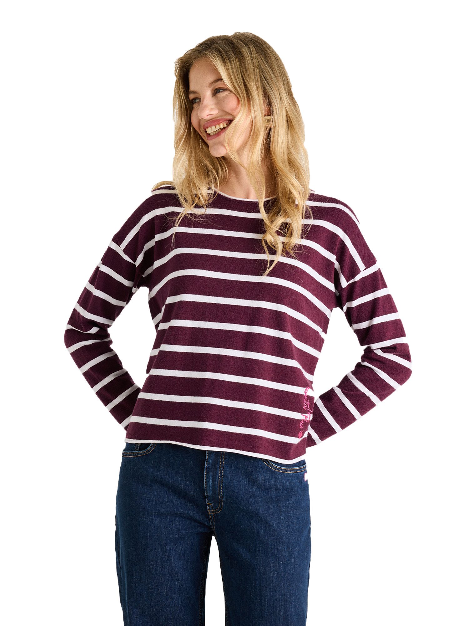 Lieblingsstück Streifenpullover Lieblingsstück Damen‑Pullover mit Streifen (1-tlg)