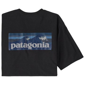 Patagonia Kurzarmshirt Herren T-Shirt Boardshort Logo Pocket Responsibili-Tee®
