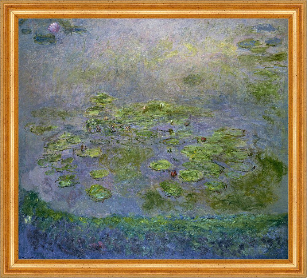 Kunstdruck Nympheas, Waterlilies Claude Blumen Teich Wasserlilien