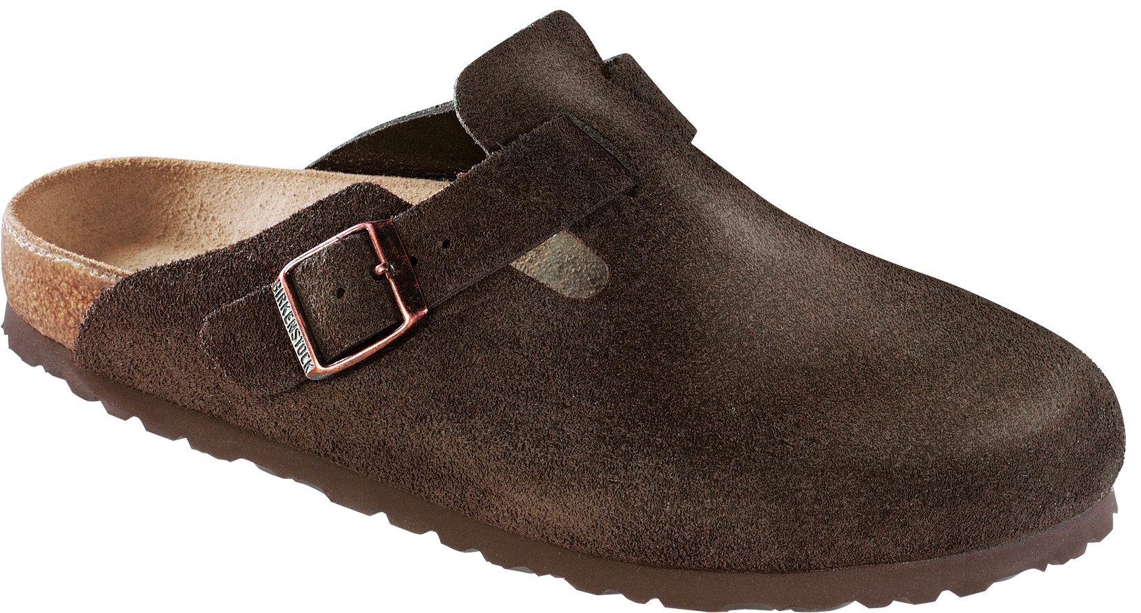 Birkenstock BIRKENSTOCK Clog Boston mocca Velourleder 060901 / 060903 Pantoffel