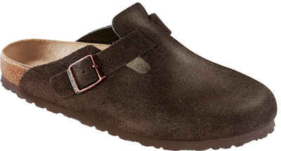 Birkenstock BIRKENSTOCK Clog Boston mocca Velourleder 060901 / 060903 Pantoffel