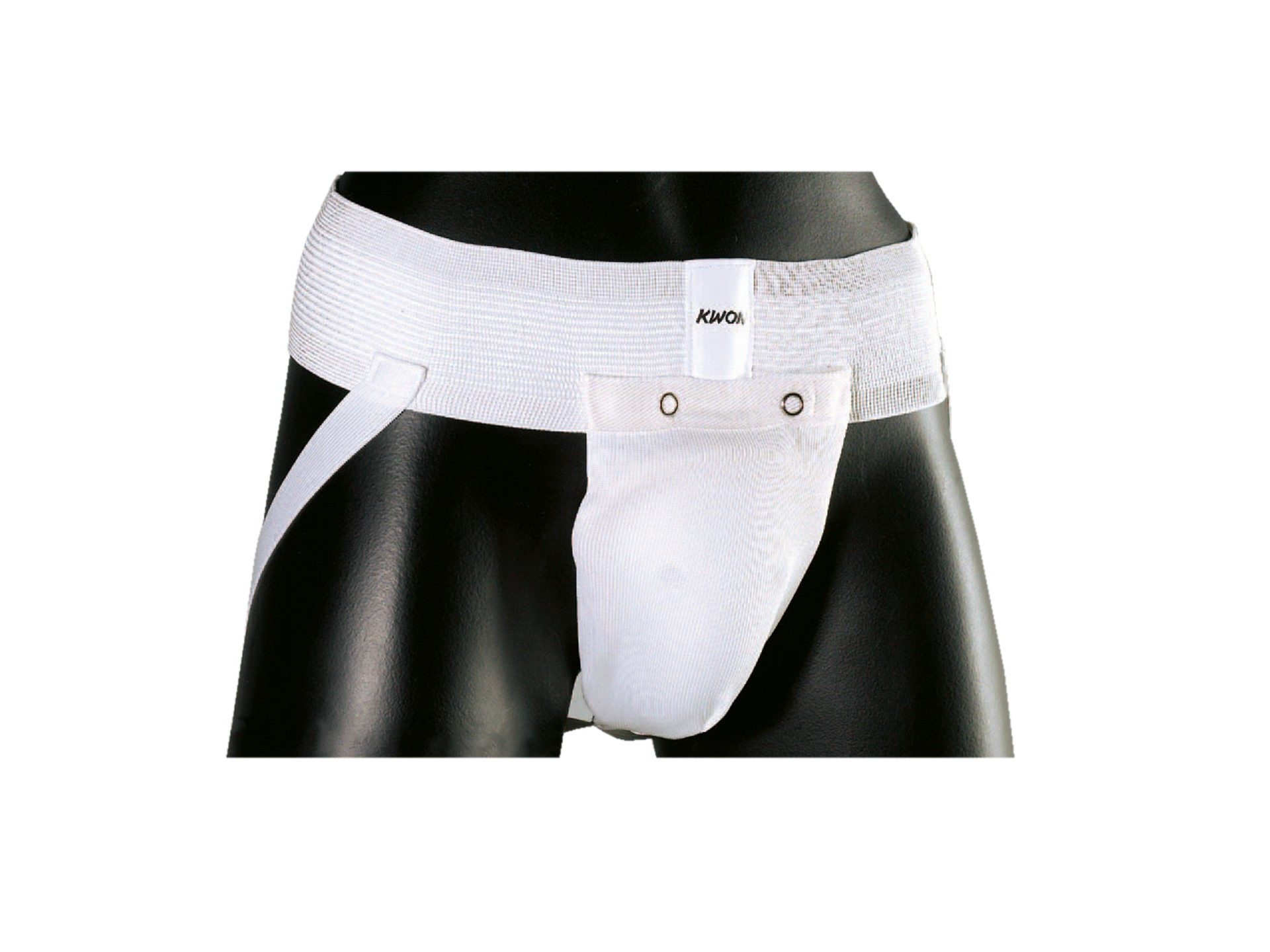 KWON Tiefschutz Pantal Cup Herren & Kinder Tiefschützer weiß Männer Suspensorium (2 Teile, XS - XL, Tiefschutz), Für Taekwondo, Karate, Kickboxen, MMA, Fußball, Handball usw.