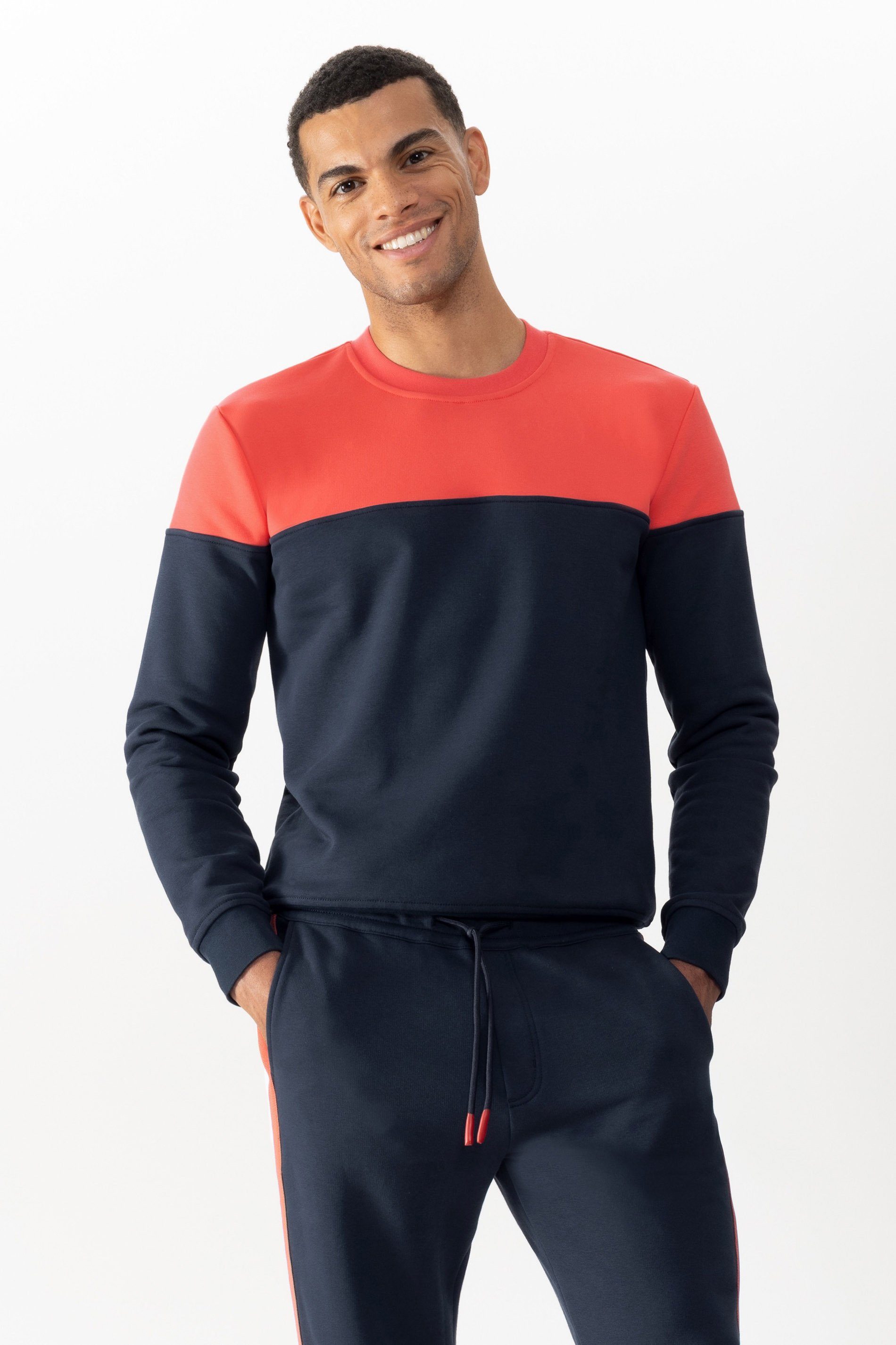Mey Sweatshirt Herren Serie Lido Zweifarbig (1-tlg)