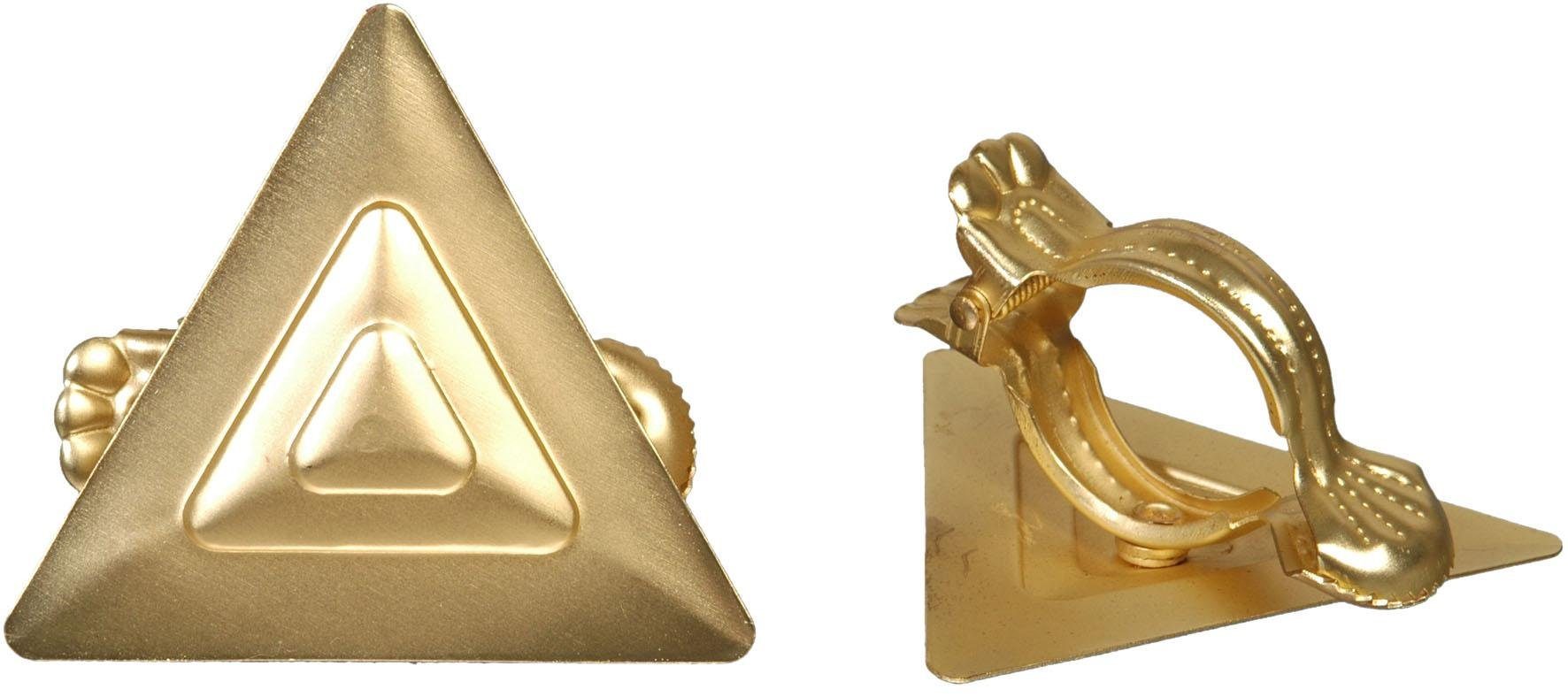 Liedeco Dekoklammer Grafik, Gardinen, Vorhänge, (Packung, 2-St), für Gardinen, Vorhänge