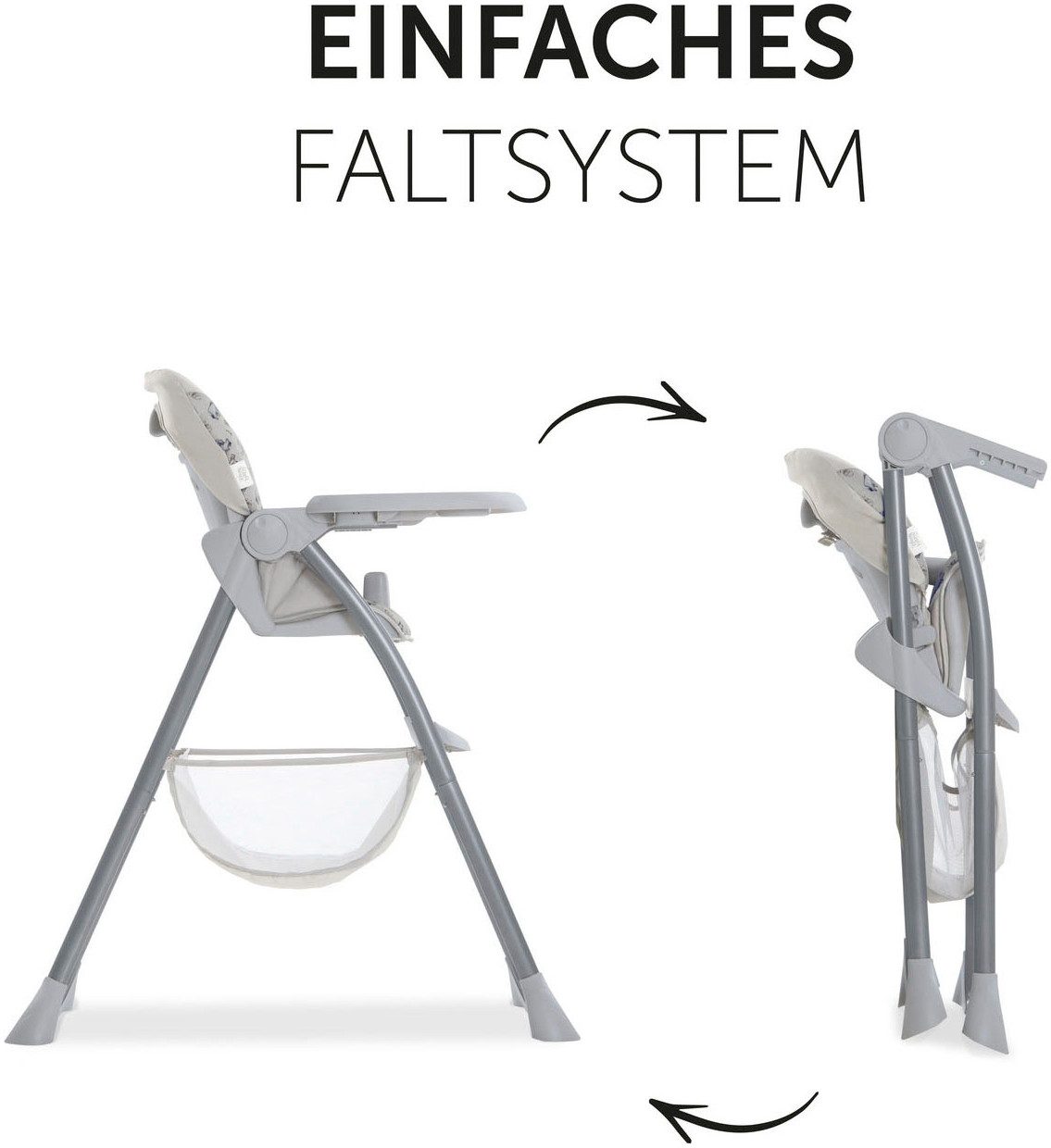 Hauck Hochstuhl Sit N Fol, zusammenklappbar