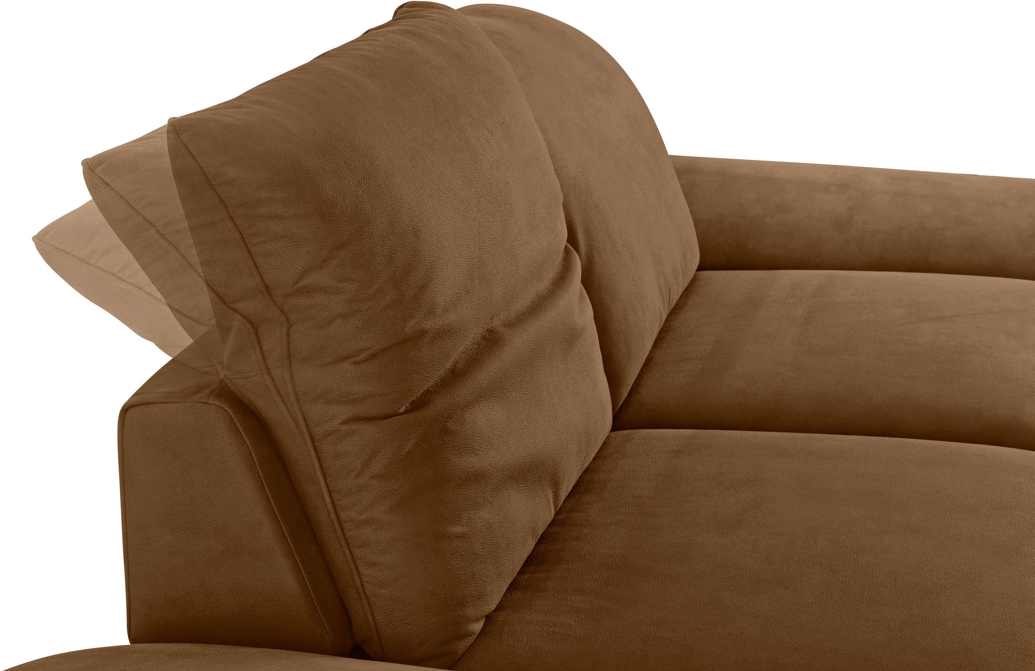 2,5-Sitzer Sitztiefenverstellung, W.SCHILLIG bronze Füße cm enjoy&MORE, Breite pulverbeschichtet, 232