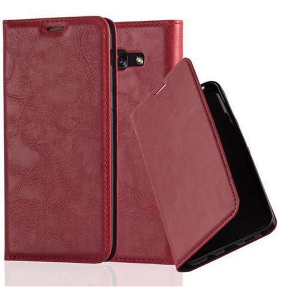 Cadorabo Handyhülle für Samsung Galaxy A3 2017 Hülle Samsung Galaxy A3 2017, Hülle Schutzhülle mit Standfunktion, Magnetverschluss und Kartenfach