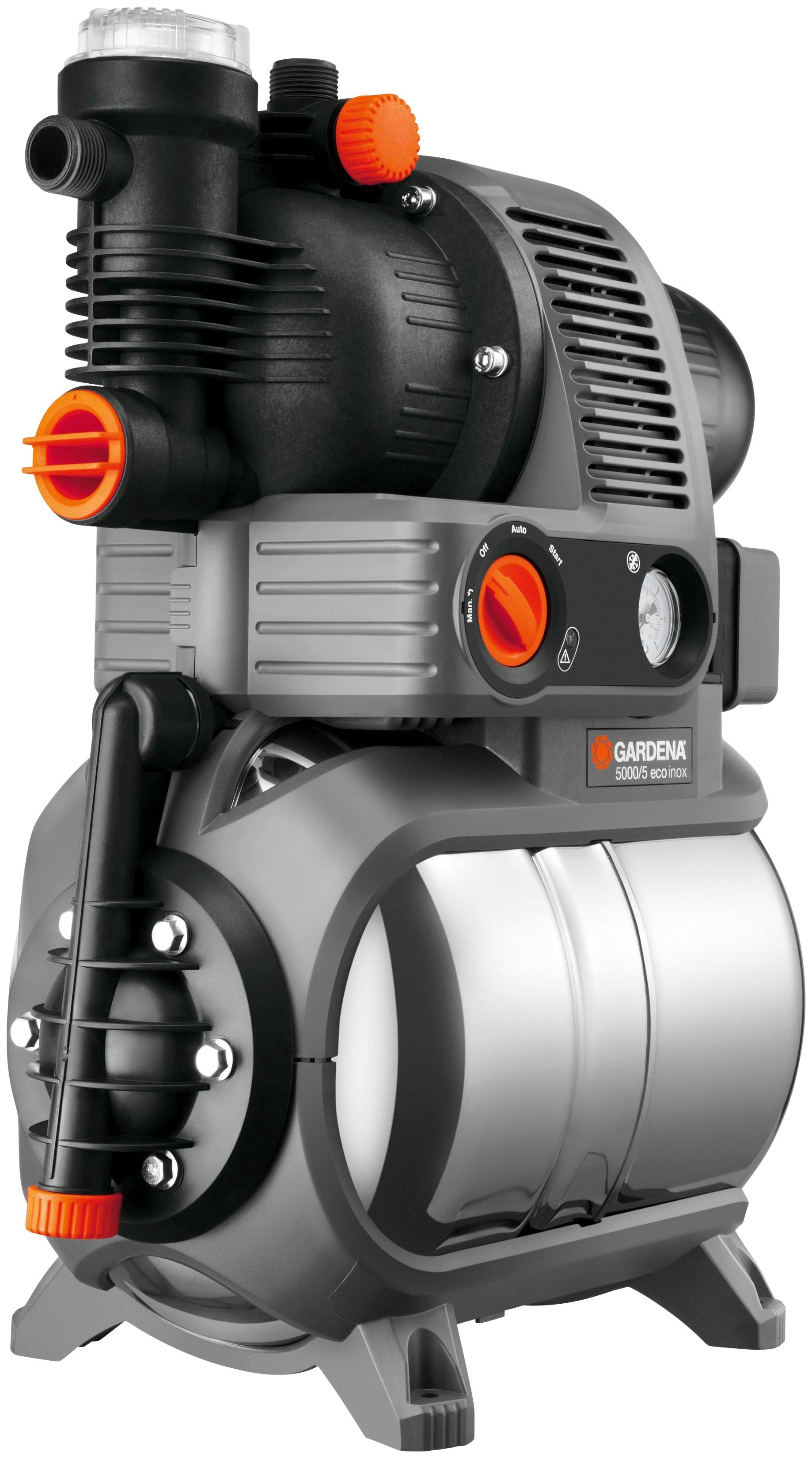 GARDENA Hauswasserwerk 5000/5 eco inox, 175620, 4500 l/h max. Fördermenge