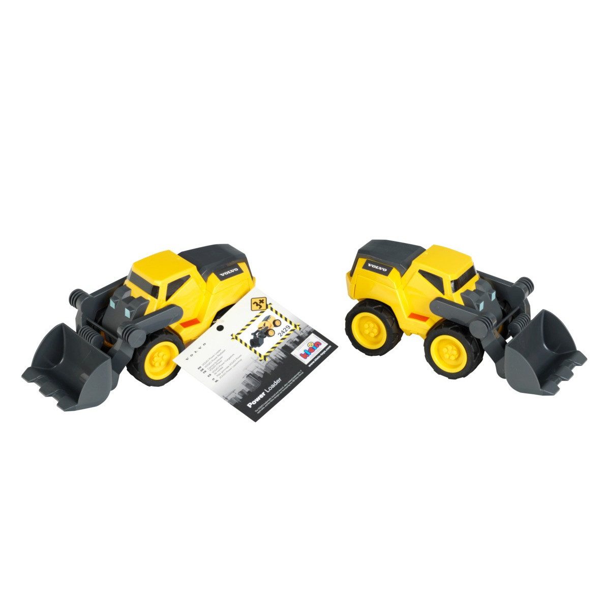 Faber-Castell Spielzeug-Radlader Baufahrzeug Volvo Power Radlader 1:24 gelb/schwarz
