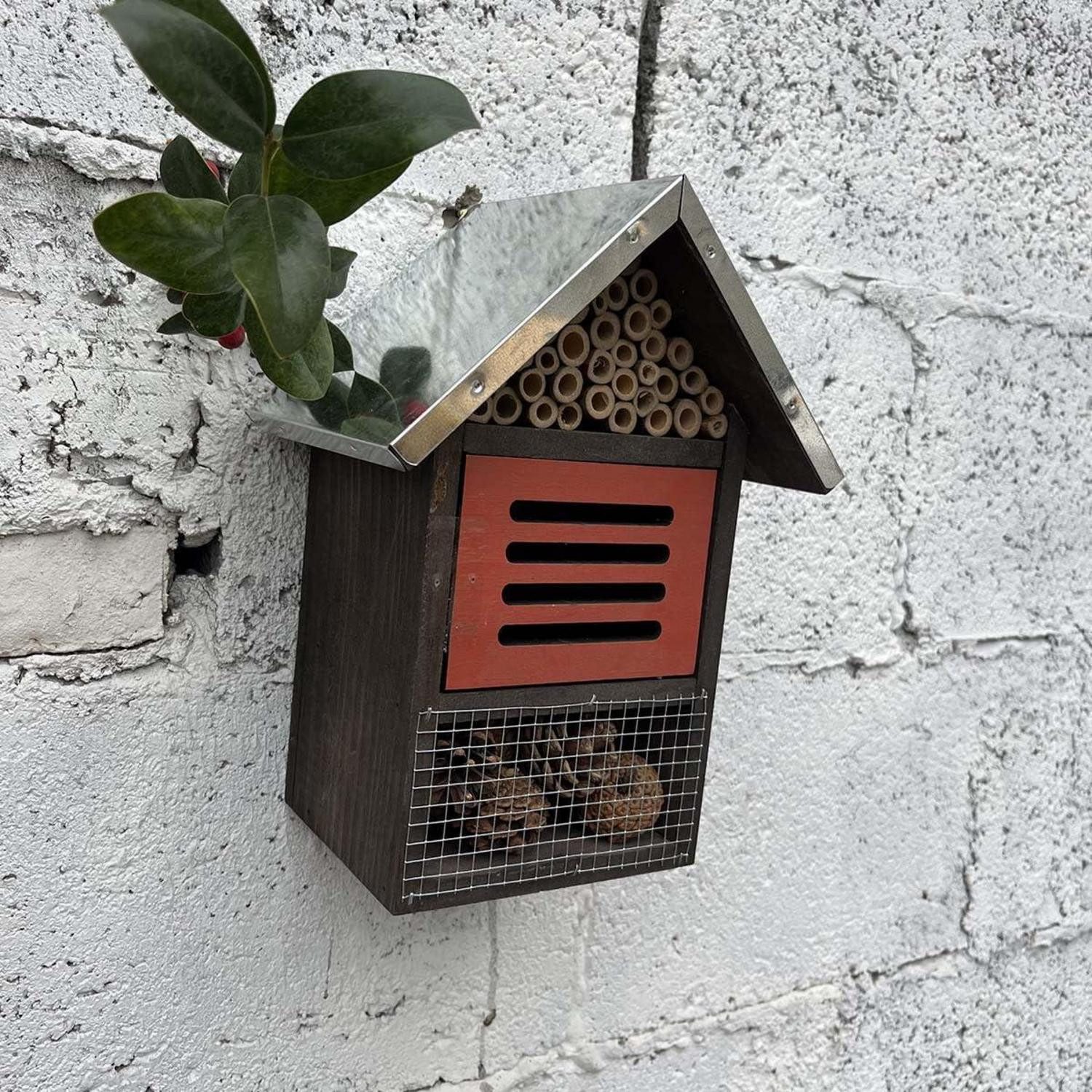 LuxusKollektion Insektenhotel Hängendes Insektenhotel Naturholz, (1-St)