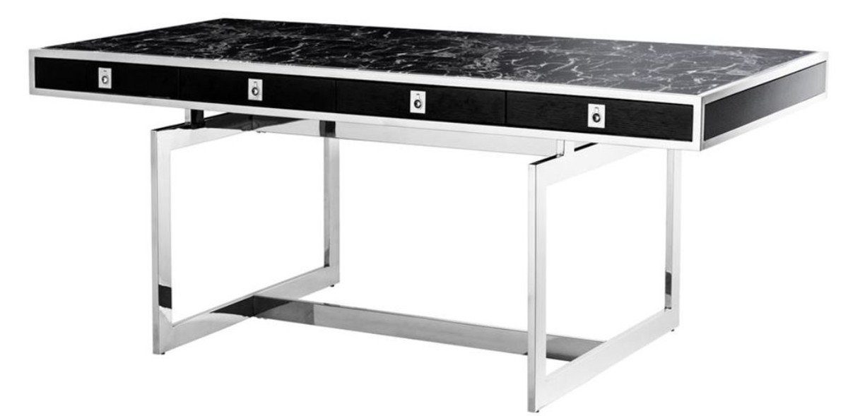 Casa Padrino Schreibtisch Luxus Schreibtisch mit 4 Schubladen 190 x 90 x H. 74,5 cm - Luxus Kollektion