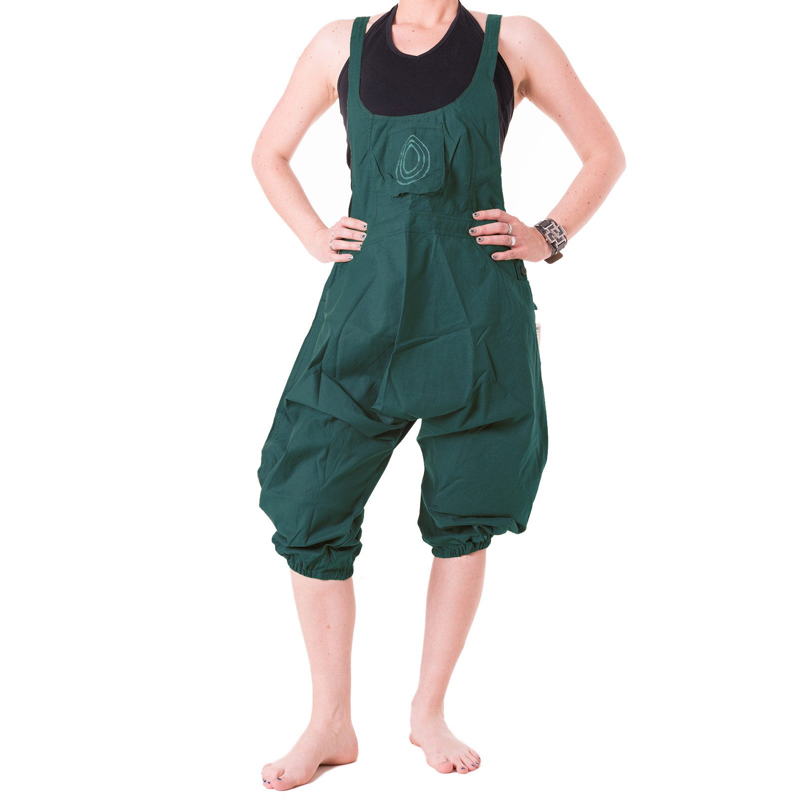 Vishes Latzhose Kurze Harems Latzhose aus günstig online kaufen