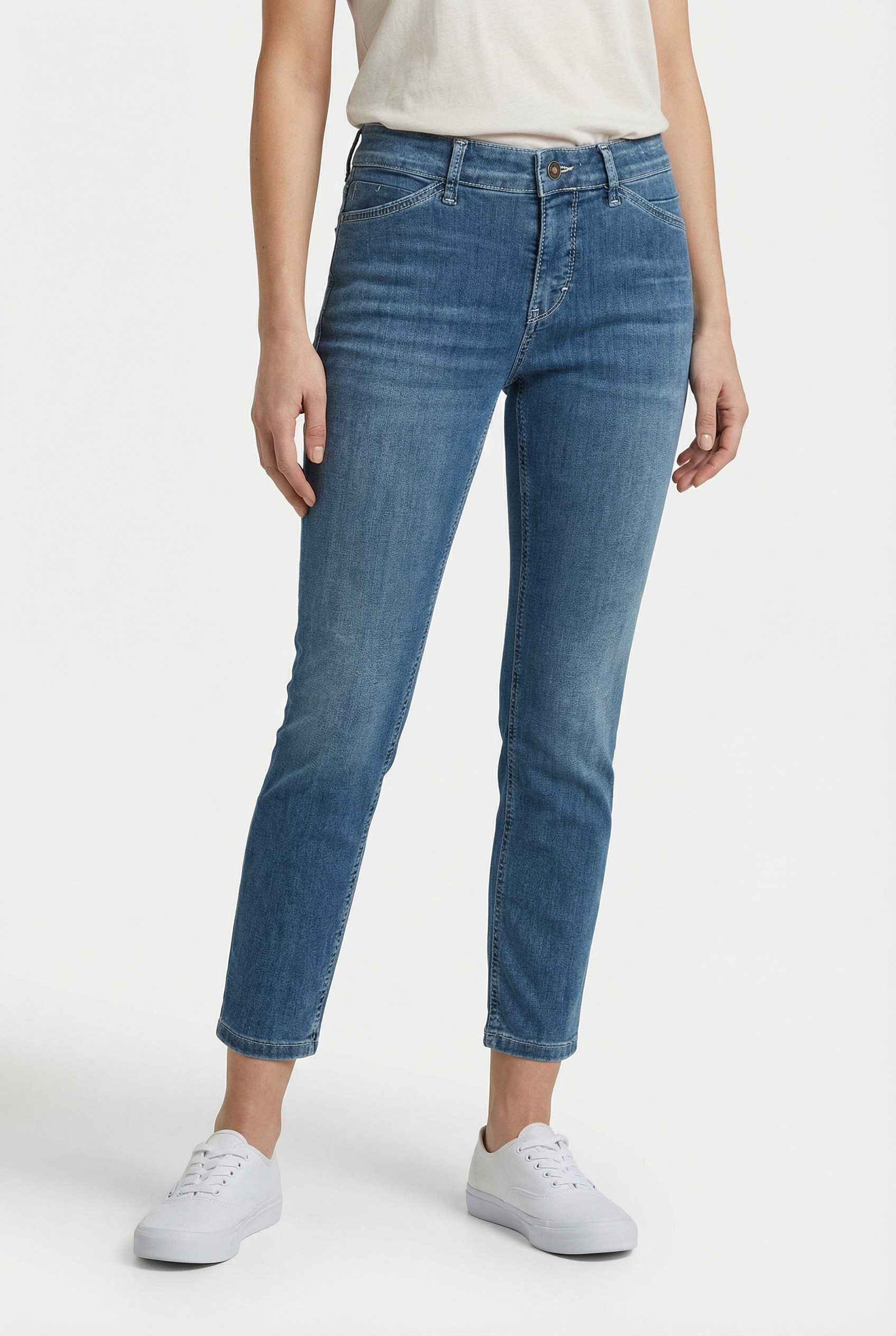 MAC 7/8-Jeans Dream Summer verkürzt mit Schlitz am Saum