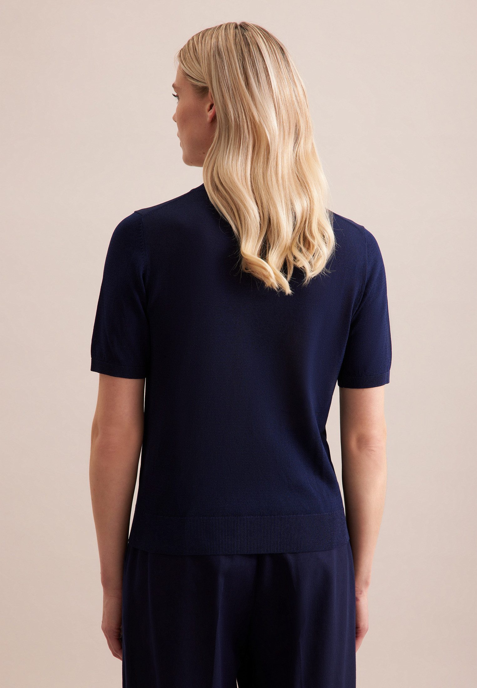 seidensticker Strickpullover Schwarze Rose 1/2 Rundhals günstig online kaufen