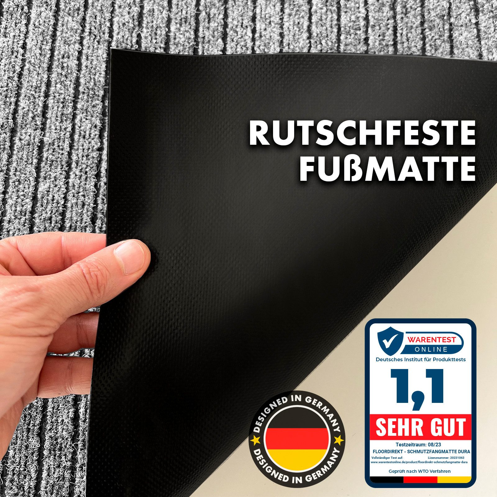 Kubus Fußmatte Torino, Robust und Pflegeleicht, günstig online kaufen
