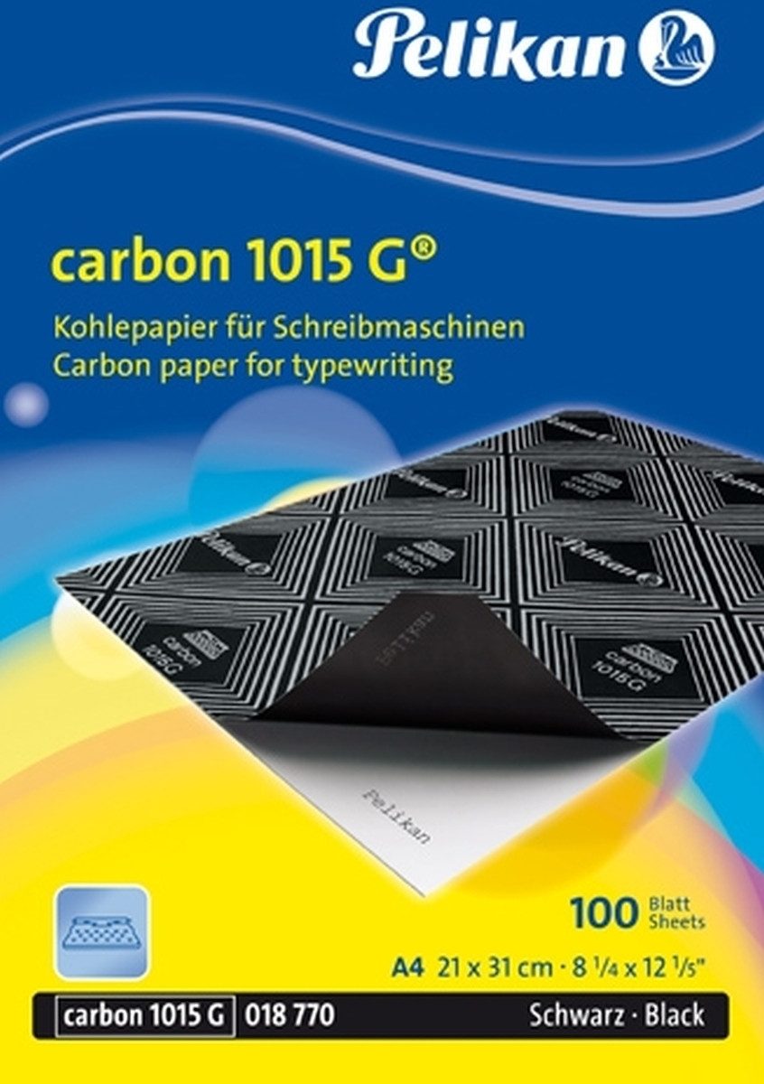 Pelikan Notenblock Kohlepapier A4 100 Blatt schwarz