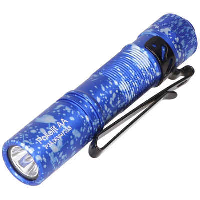 Acebeam LED Taschenlampe AceBeam Pokelit AA LED-Taschenlampe in blauer camouflage Optik, 550 L
