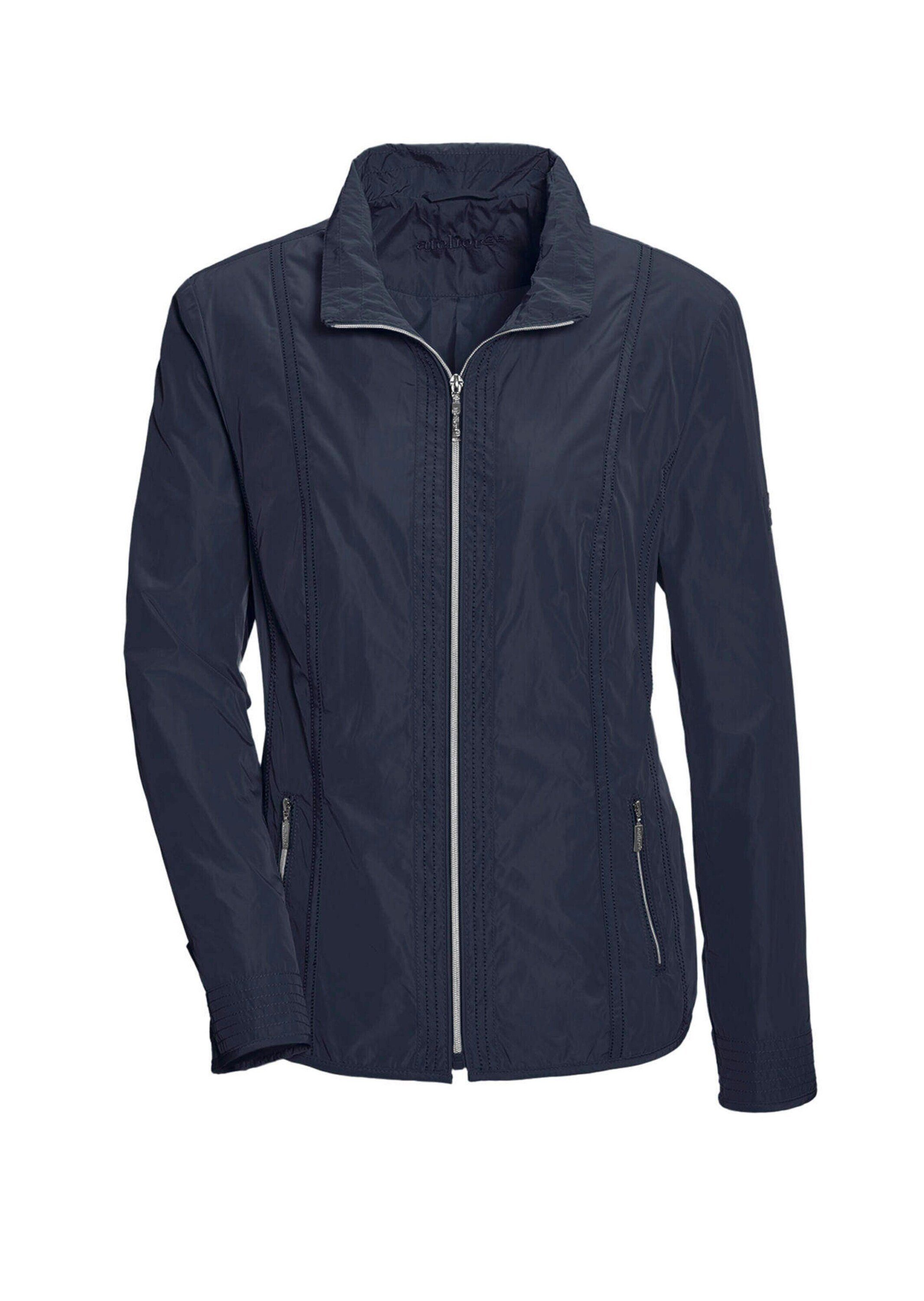 Allwetterjacke Sportive Übergangsjacke mit Stehkragen