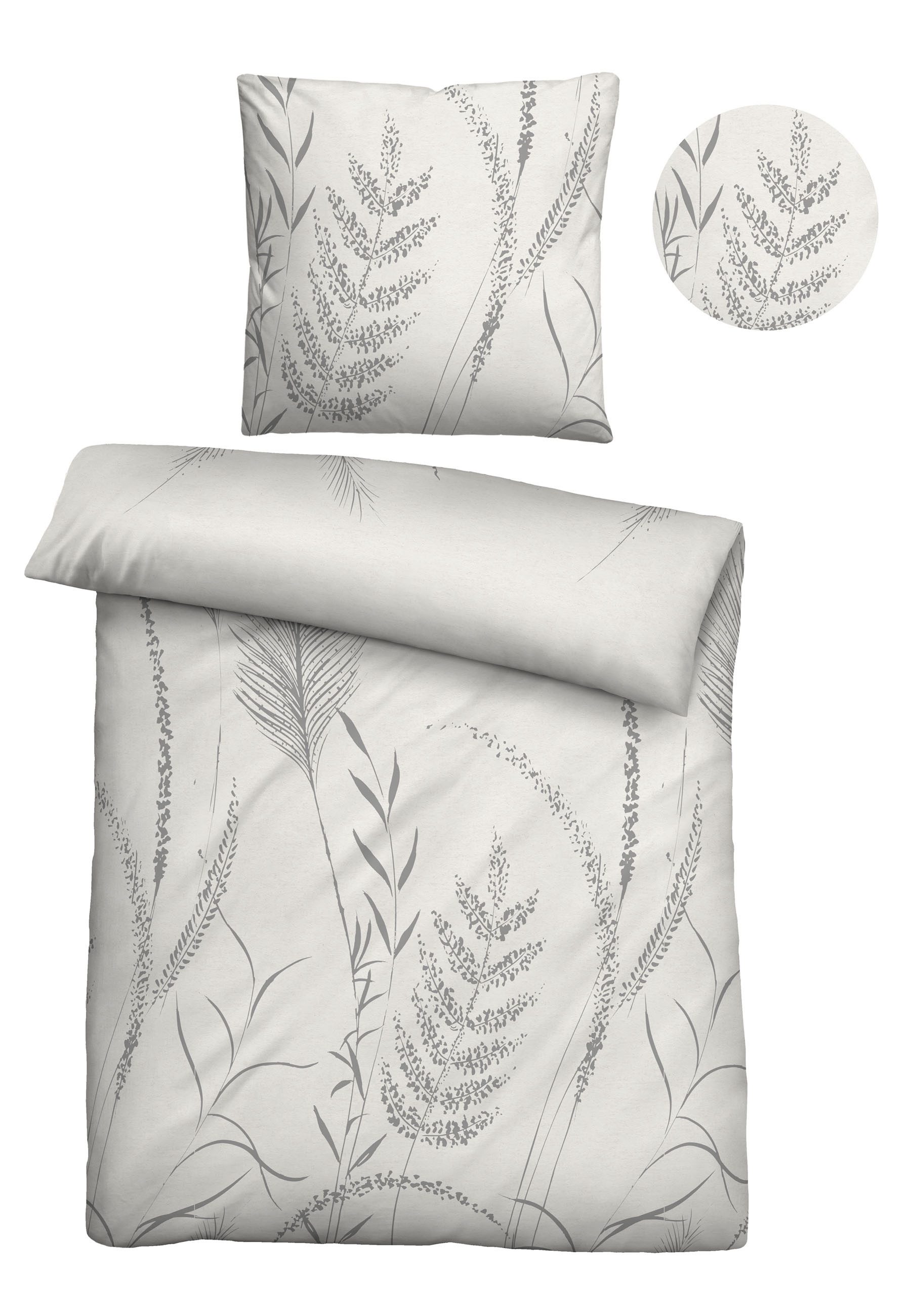 Biberna Bettwäsche 0840518, Flanell, 2 teilig, kuschelig warm, samtweich, M günstig online kaufen