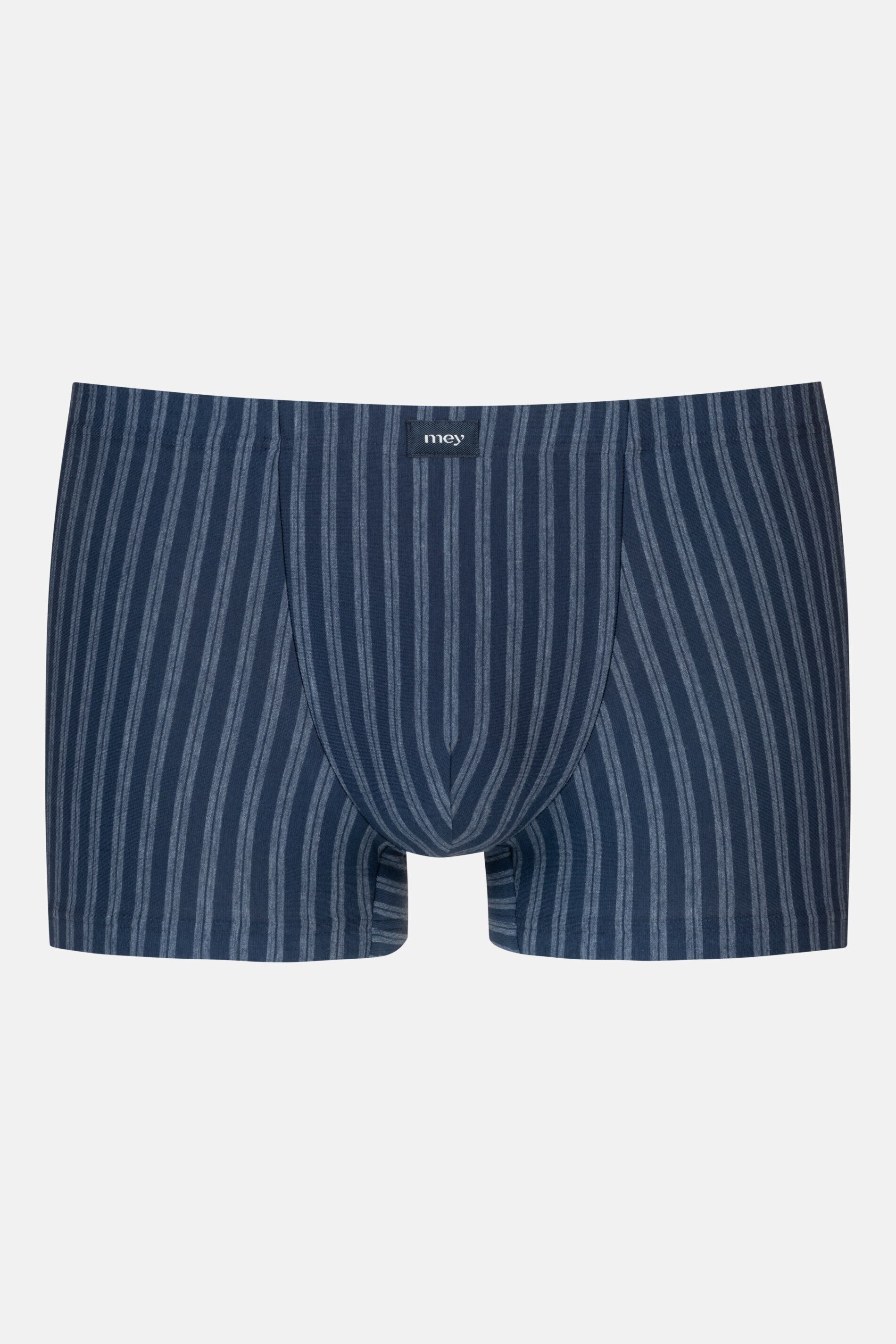 Mey Trunk Mey Shorty Serie Denim Stripes Gestreift Shorties (1-St., 1) Moderne Trunks, Gemustert, Atmungsaktiv, Baumwoll-Mix – Bild 2 von 5