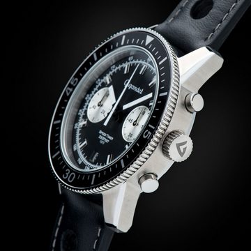 Gigandet Chronograph Speed Timer, Mineralglas, Chronograph, Datumsanzeige, Tachymeter