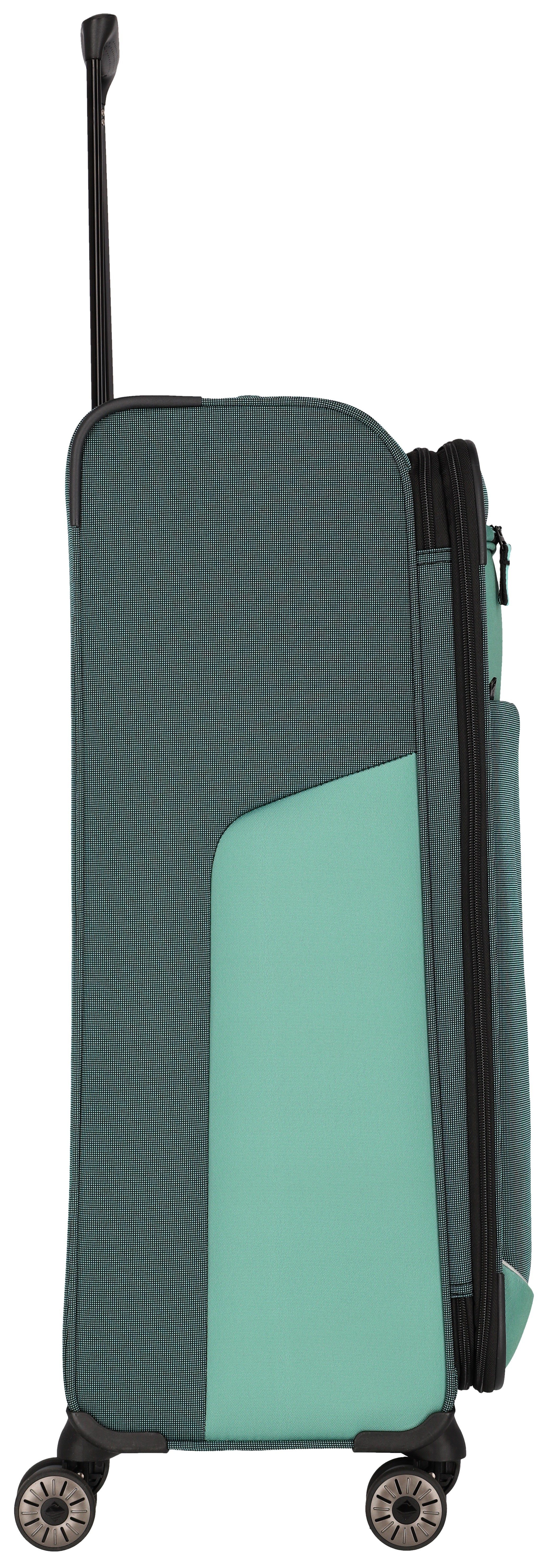 travelite Weichgepäck-Trolley VIIA, verschiedene Größen und Farben, 4 Rollen, Reisegepäck Trolley Koffer Weichgepäck TSA Schloss