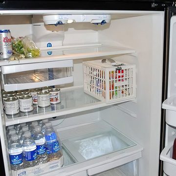 Goods+Gadgets Aufbewahrungssystem Kühlschrankbox Kühlschrankschloss, (Fridge Locker), Kühlschrank Tresor-Box