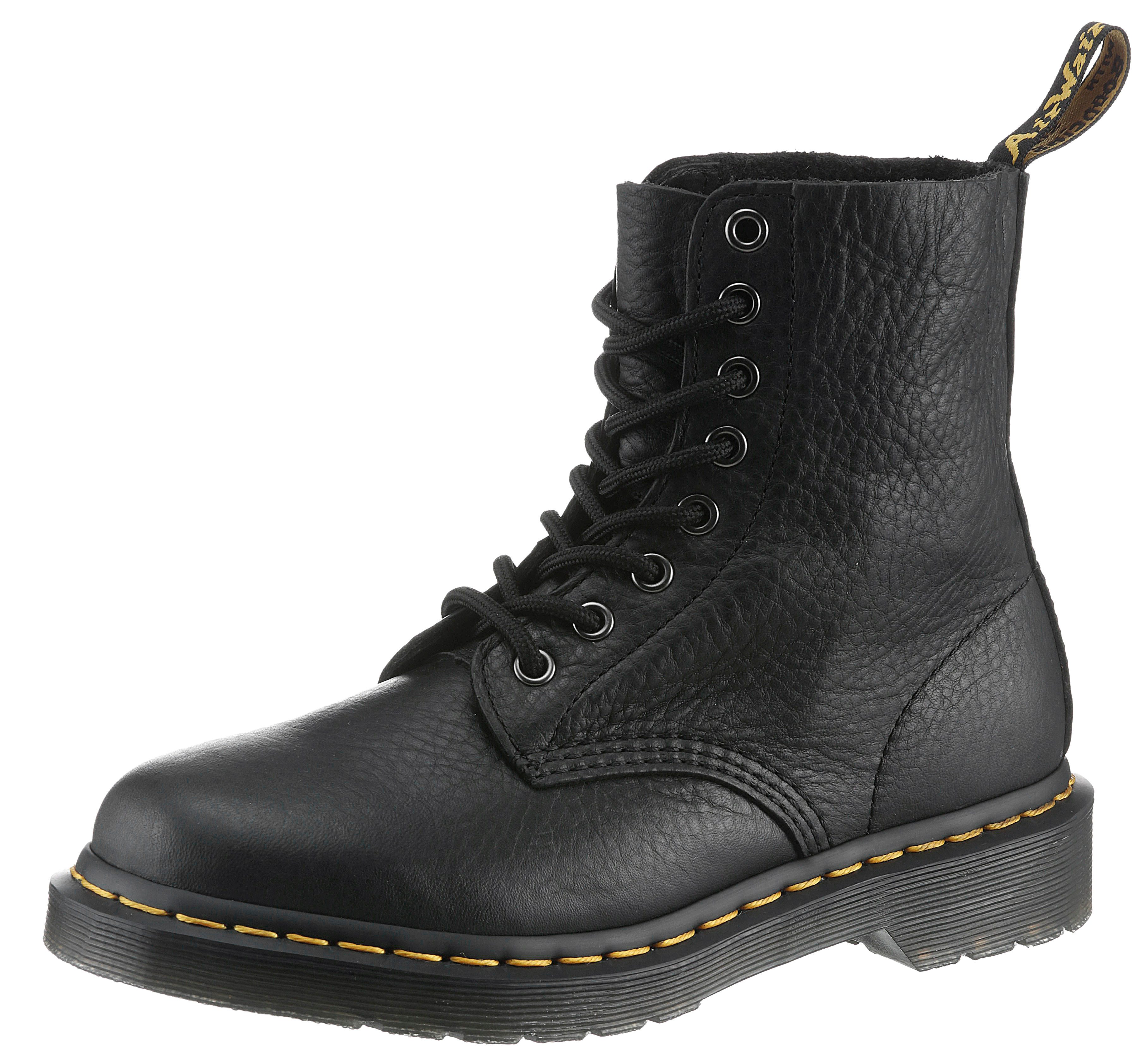 DR. MARTENS 8 Eye Boot 1460 Pascal AMBASSADOR Schnürstiefel Plateaustiefel, Schnürboots mit Lederinnensohle