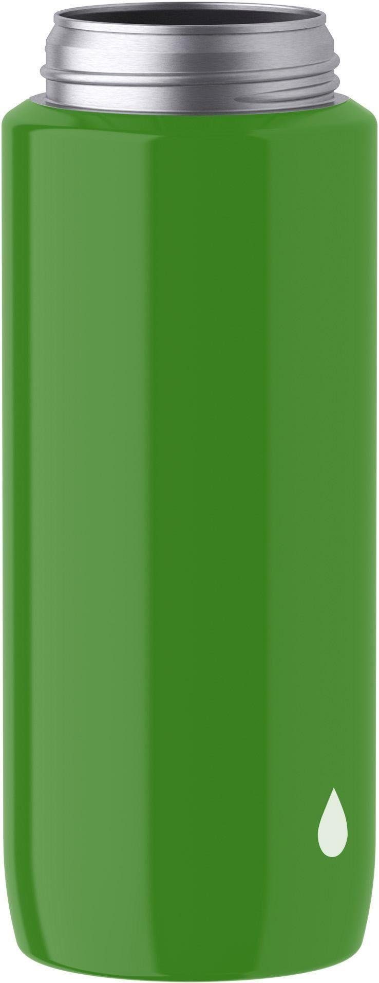 Lightsteel, Trinkflasche Emsa Inhalt, Liter Drink2Go Edelstahl 0,6 grün