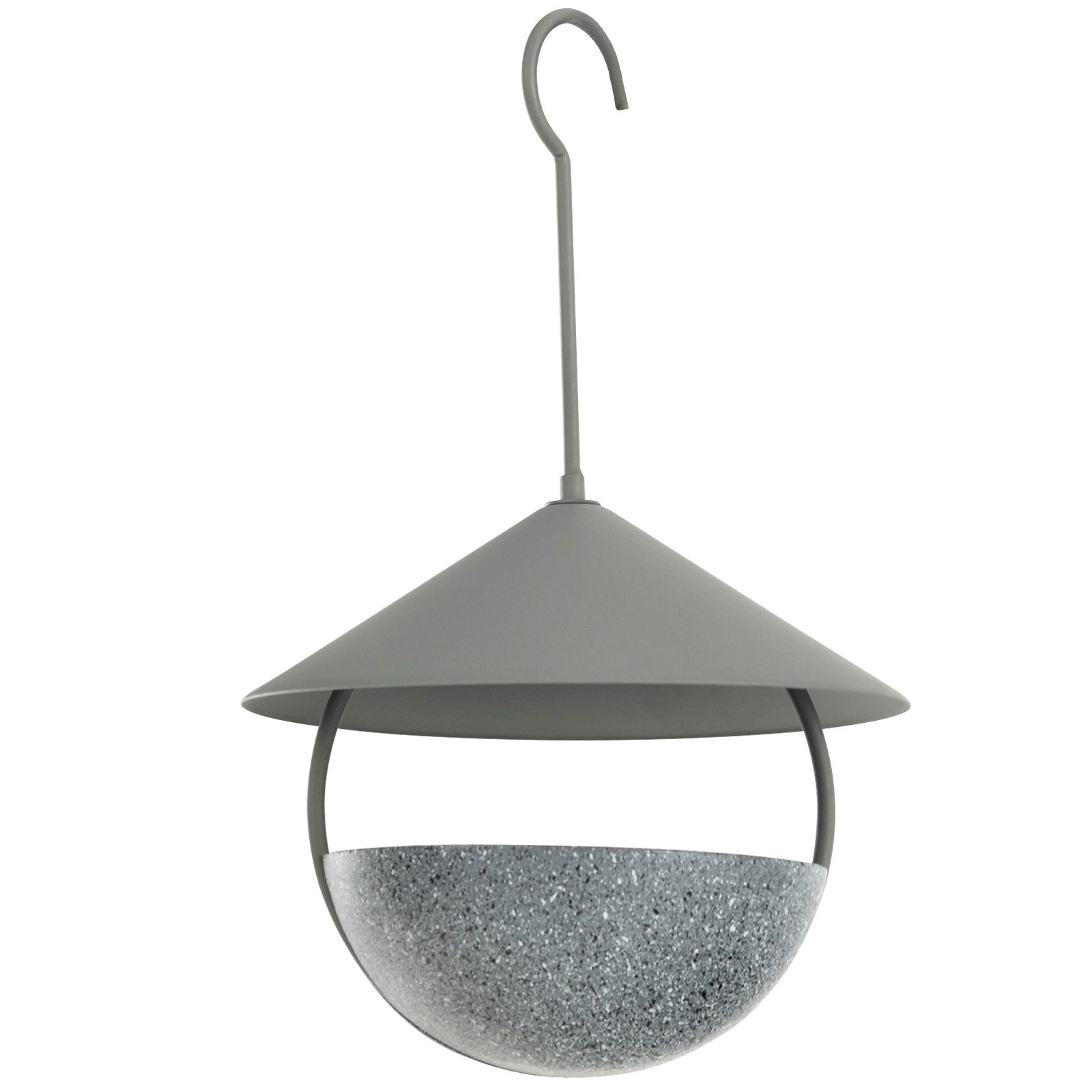 KOMFOTTEU Vogelhaus 2-in-1-Futterspender & Vogelbad, mit Kuppel, Haken, Vog günstig online kaufen