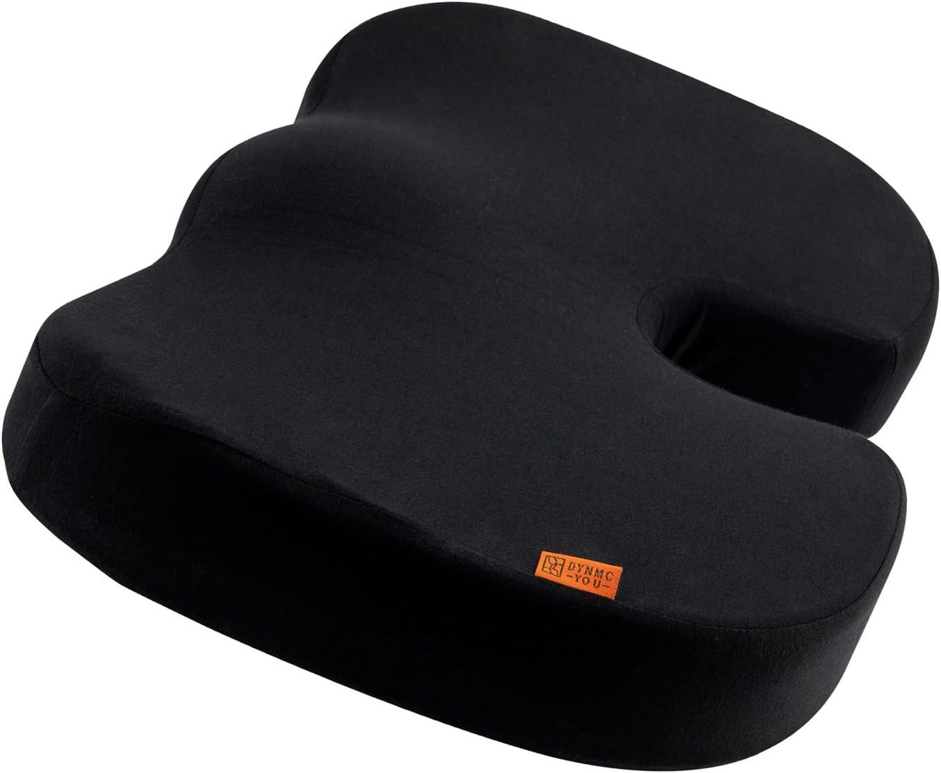 DYNMC you Sitzkissen Bürostuhl – Steißbeinkissen für Rücken & Gesäß, Donut-Kissen mit Memory Foam – Rutschfest – Ergonomisch - 45x32x10 cm