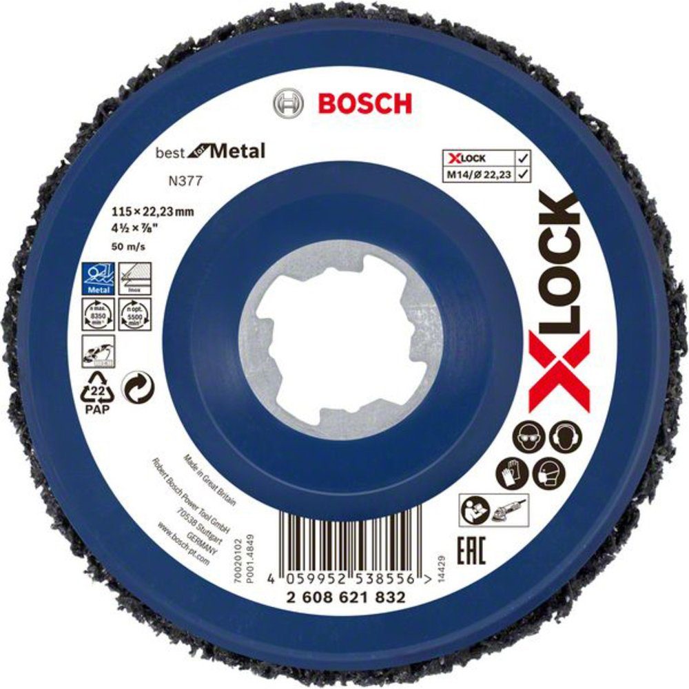 Schleifscheibe Bosch Accessories 2608621832 Polierscheibe Durchmesser 115 mm 1 St.