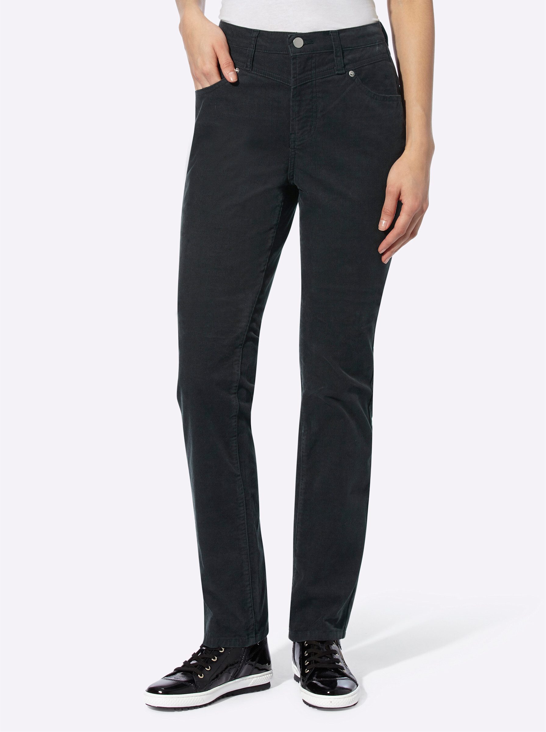 heine Jerseyhose Cord-Hose Innenbeinlänge ca. 81 günstig online kaufen