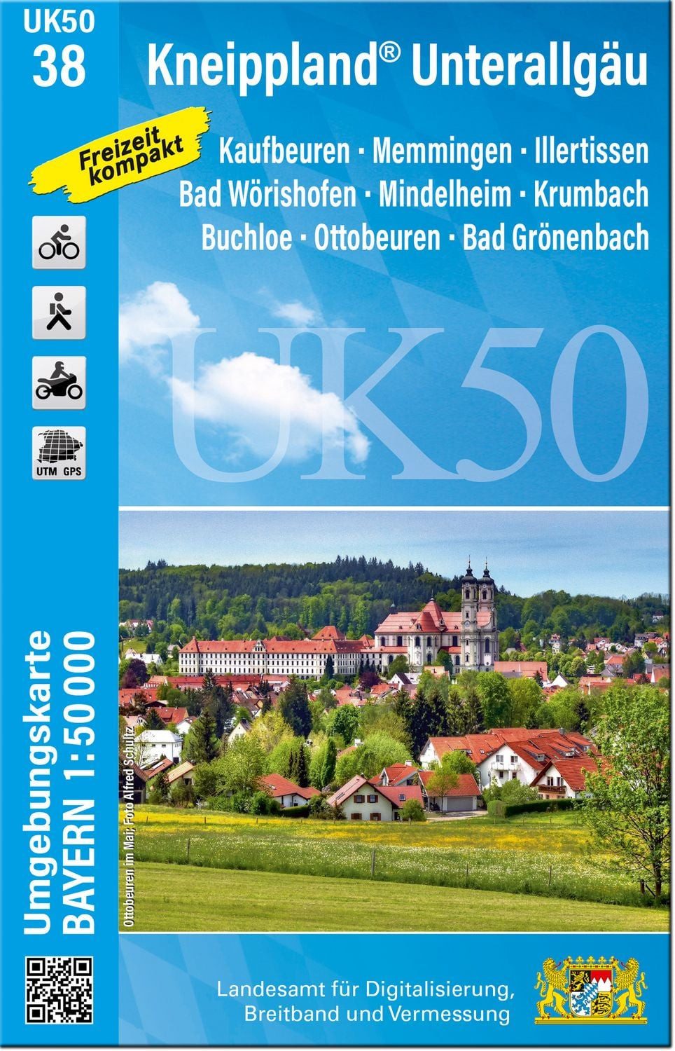 Reiseführer UK50-38 Kneippland Unterallgäu Kaufbeuren, Memmingen, Illertissen, Bad diverse